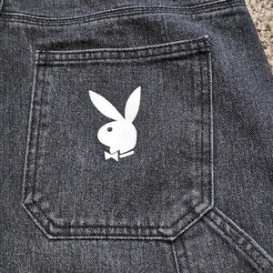 Playboy Y2K High Rise Baggy Carpenters Jeans Women's Size 31